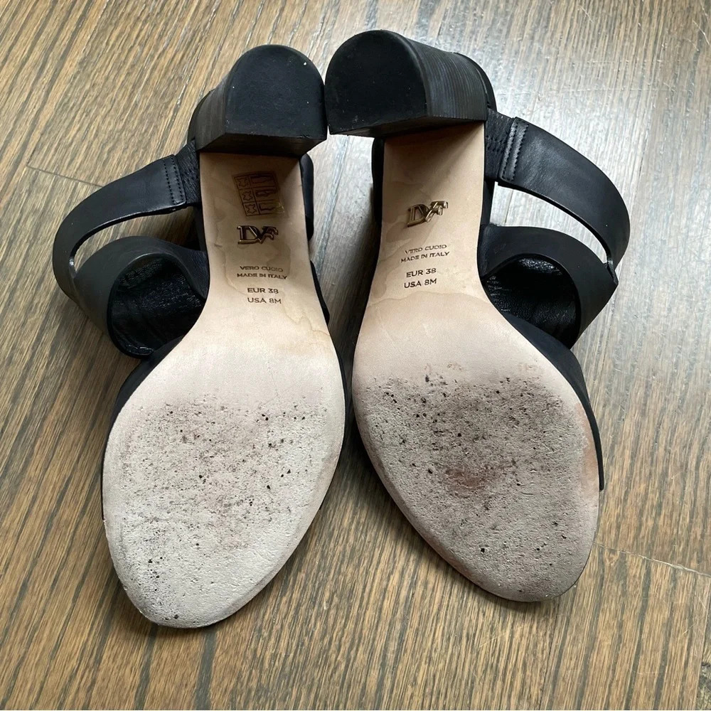 Diane von Furstenberg Cosenza Mule Heel Sandal, Size 8 - Picture 10 of 12